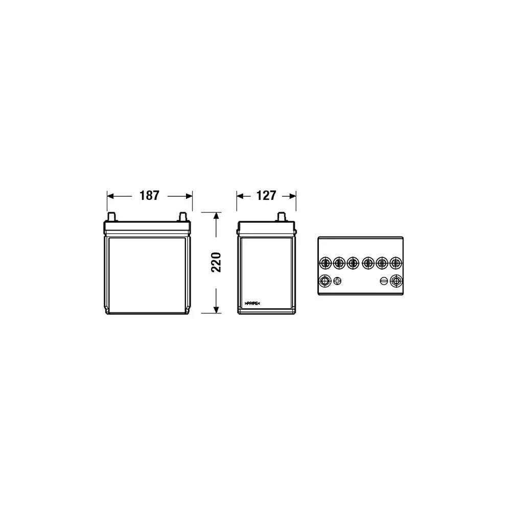 Bateria Tudor TECHNICA TB357 35Ah 240A(EN)
