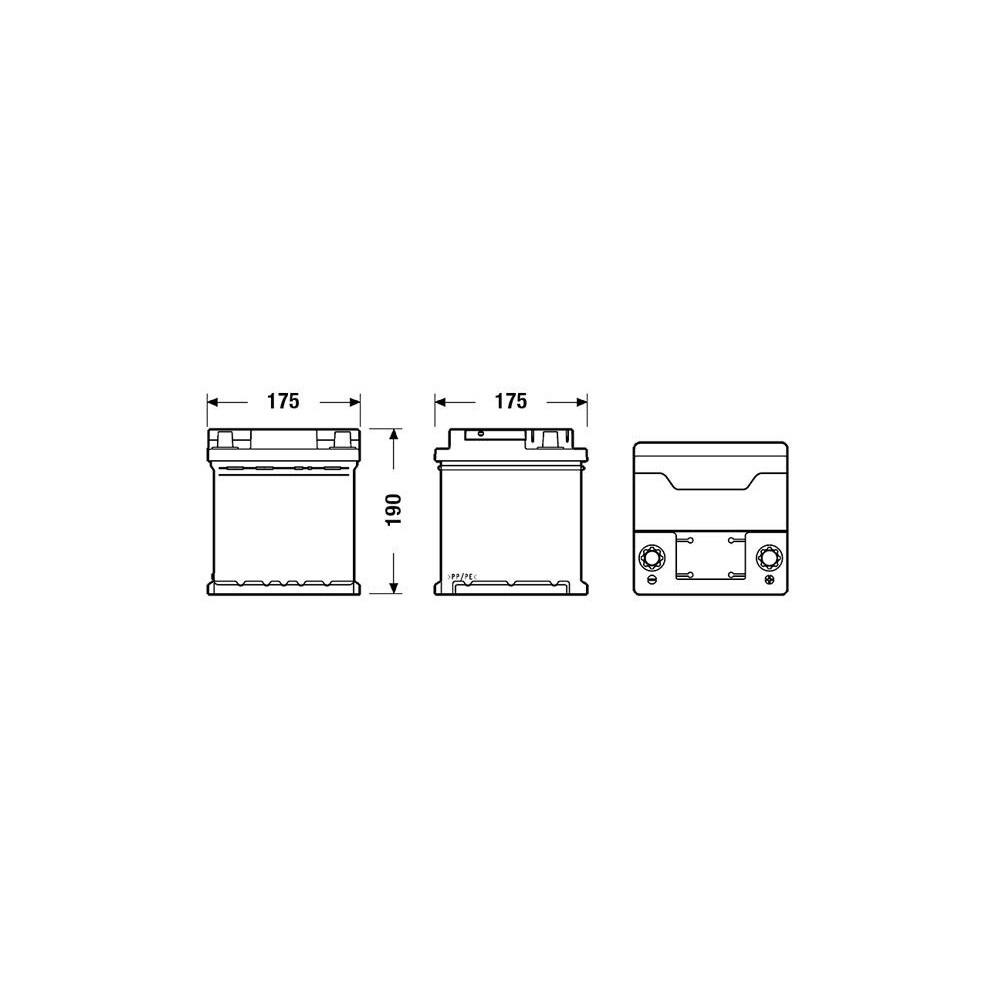 Bateria Tudor TECHNICA TB440 44Ah 400A(EN)