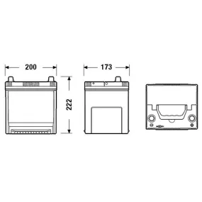 Bateria Tudor TECHNICA TB504 50Ah 360A(EN)