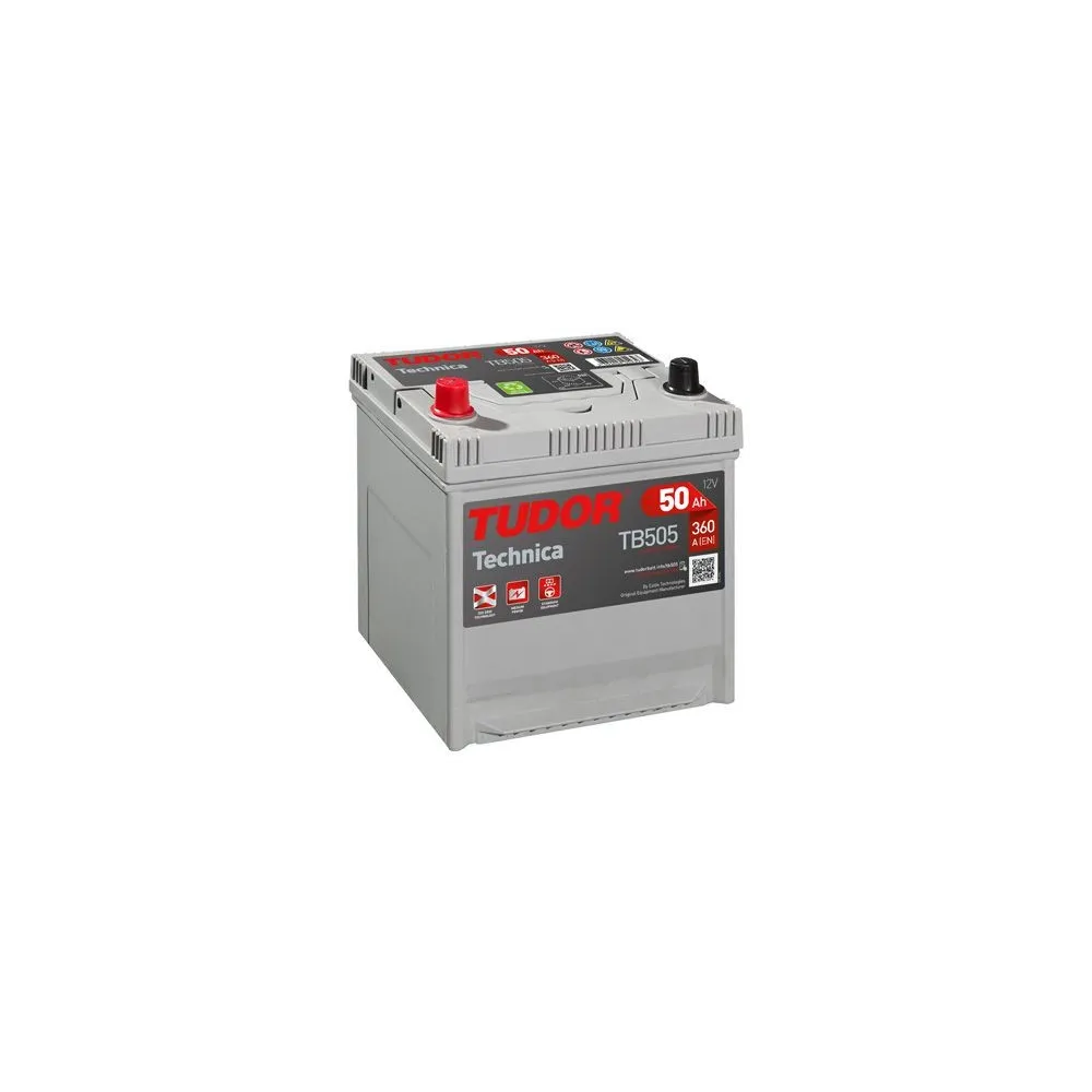 Bateria Tudor TECHNICA TB505 50Ah 360A(EN)
