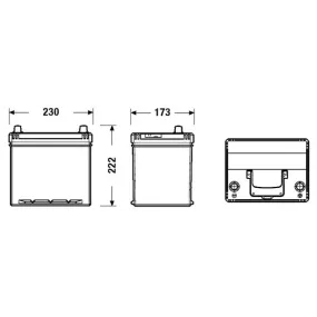 Bateria Tudor TECHNICA TB604 60Ah 390A(EN)