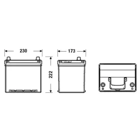 Bateria Tudor TECHNICA TB605 60Ah 390A(EN)