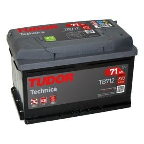 Bateria Tudor TECHNICA TB712 71Ah 670A(EN)