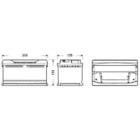 Bateria Tudor TECHNICA TB802 80Ah 700A(EN)