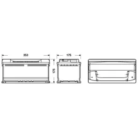 Bateria Tudor TECHNICA TB852 85Ah 760A(EN)