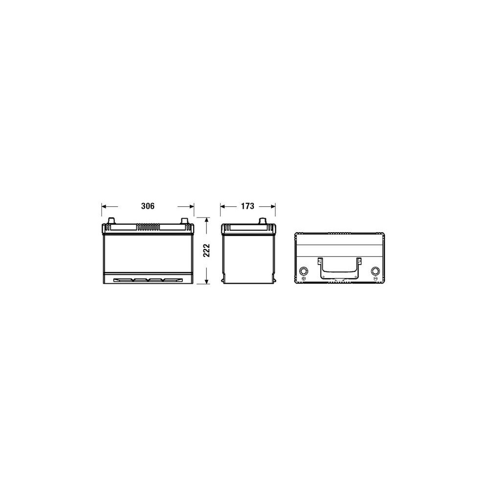 Bateria Tudor TECHNICA TB955 95Ah 720A(EN)