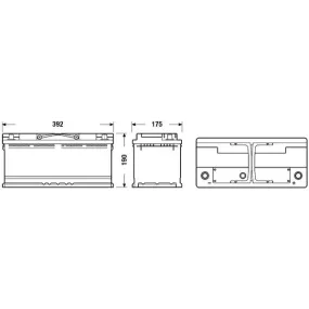 Bateria Tudor TECHNICA TB1100 110Ah 850A(EN)
