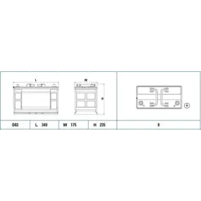 Batería Tudor Professional Power - TF1202