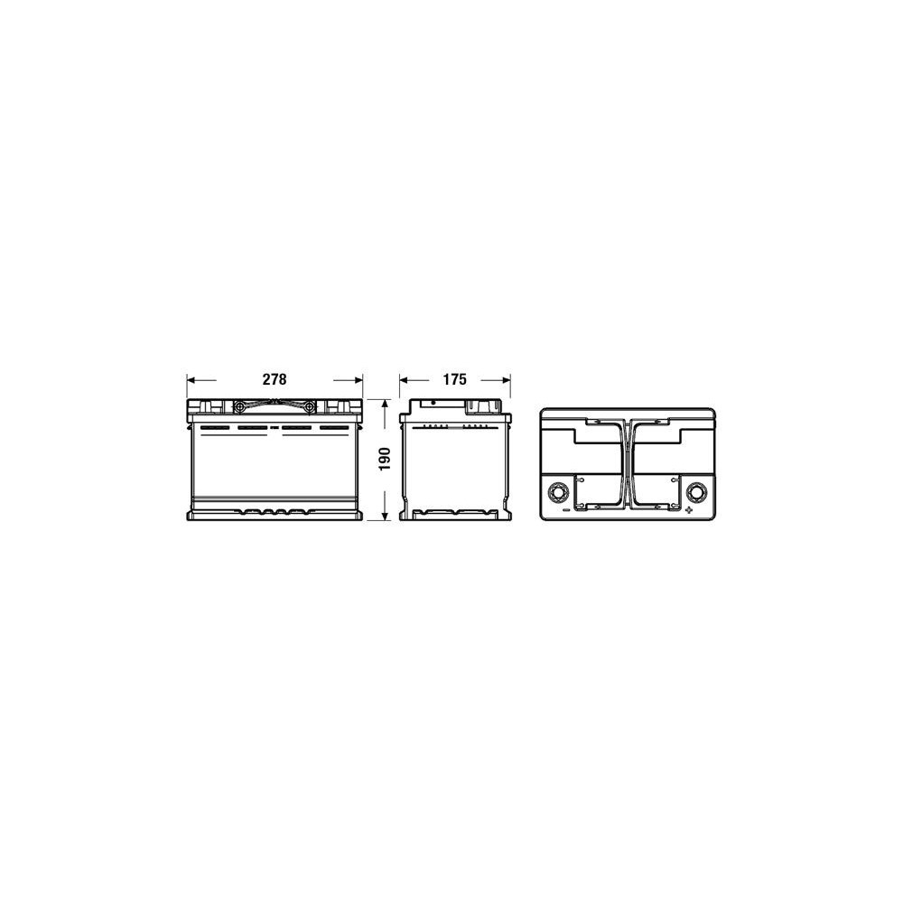 Tudor Start-Stop EFB - TL700