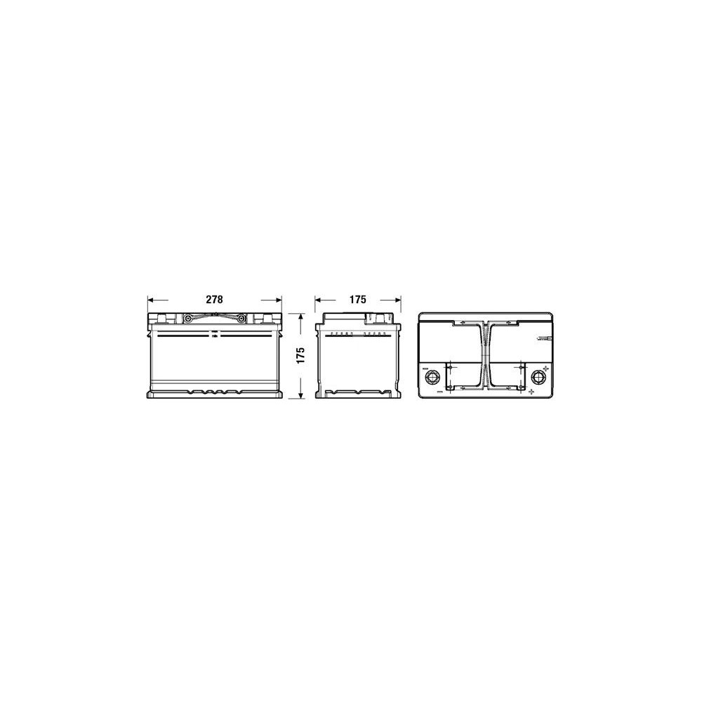 Tudor Start-Stop EFB - TL652