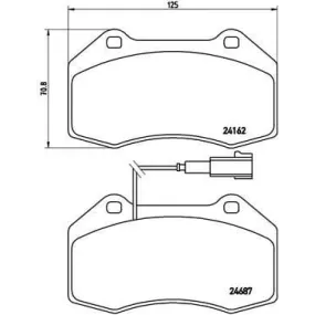 Pastillas Brembo P 23 117 Todoparatucoche