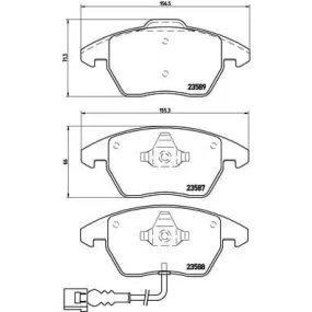 Pastillas Brembo P 85 075 Todoparatucoche
