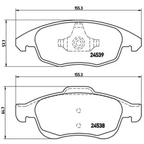 Pastillas Brembo P 61 083 Todoparatucoche