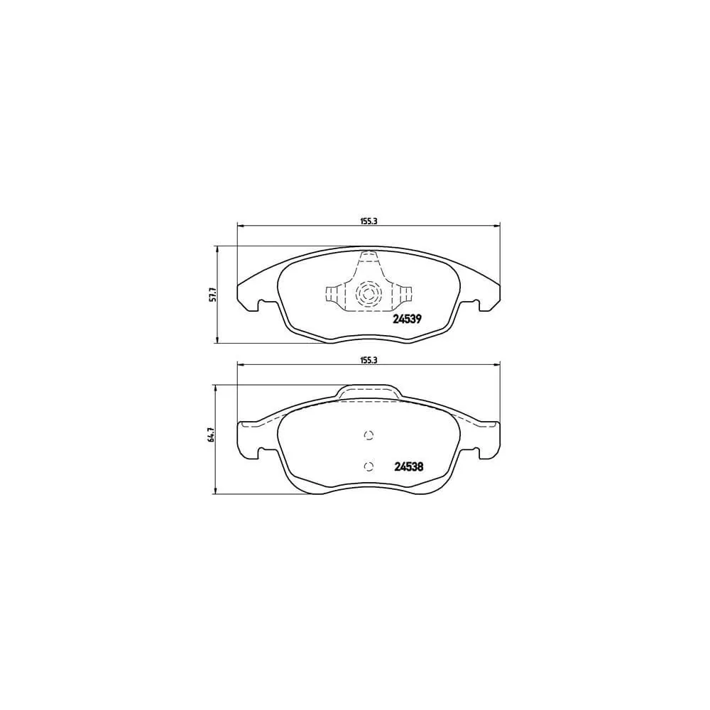 Pastillas Brembo P 61 083 Todoparatucoche