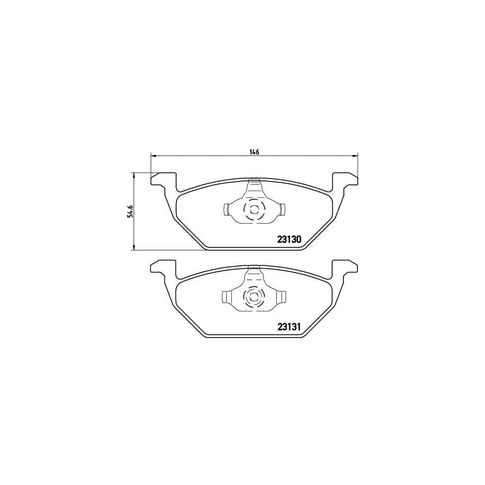 Pastillas Brembo P 85 041 Todoparatucoche