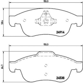 Pastillas Brembo P 68 050 Todoparatucoche