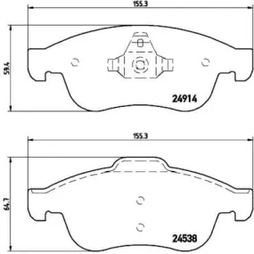 Pastillas Brembo P 68 050 Todoparatucoche