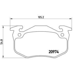 Pastillas Brembo  P 61 032 Todoparatucoche
