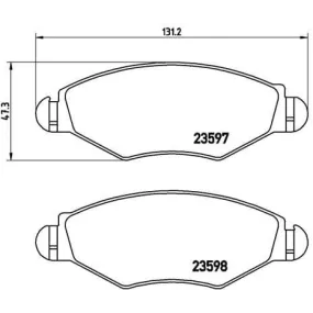 Pastillas Brembo P 61 063 Todoparatucoche