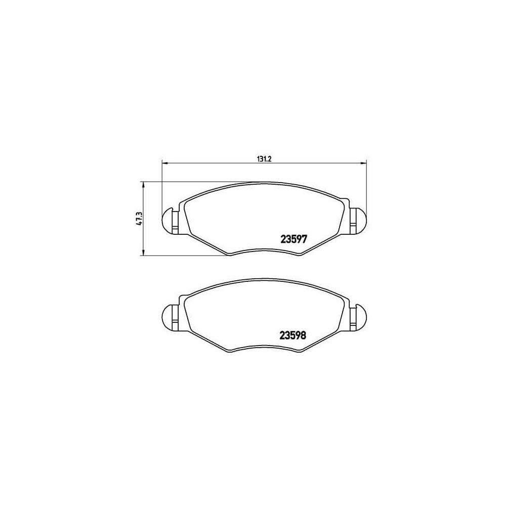 Pastillas Brembo P 61 063 Todoparatucoche