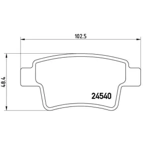 Pastillas Brembo P 61 085 Todoparatucoche