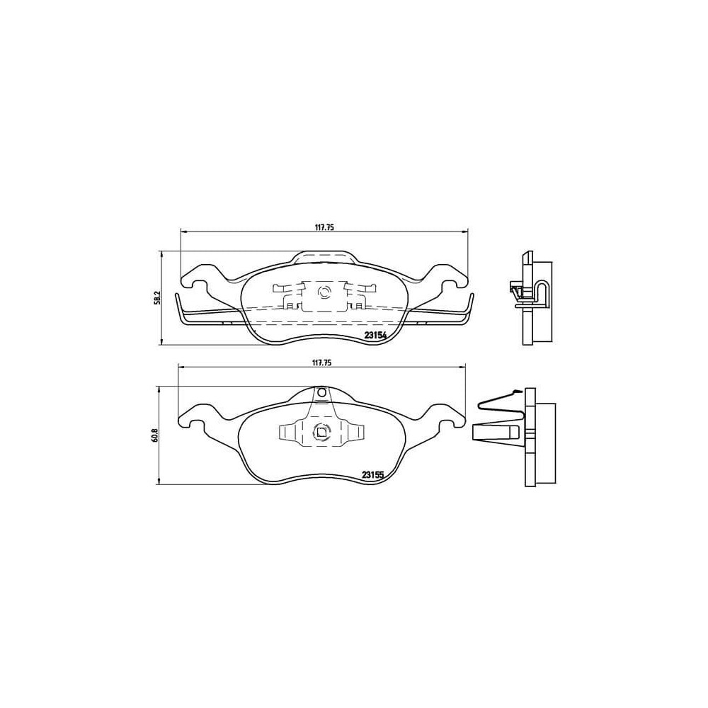 Pastillas Brembo P 24 046 Todoparatucoche