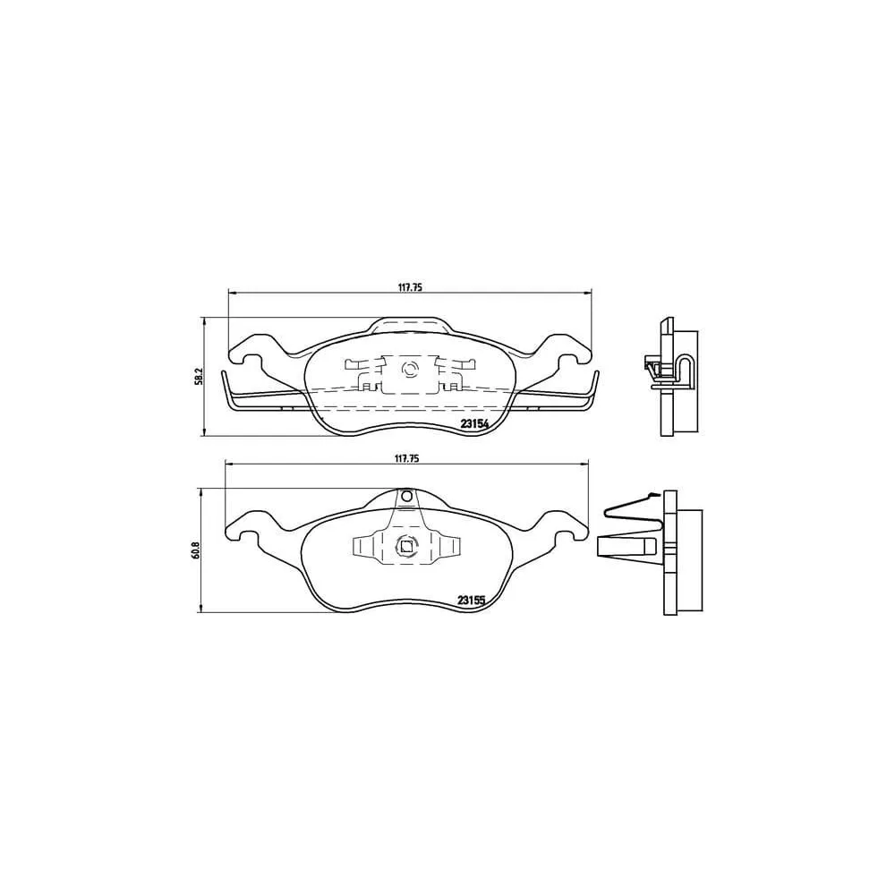 Pastillas Brembo P 24 046 Todoparatucoche