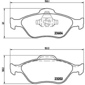 Pastillas Brembo P 24 055 Todoparatucoche