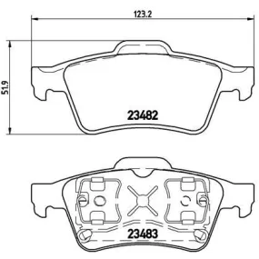 Pastillas Brembo P 59 044 Todoparatucoche