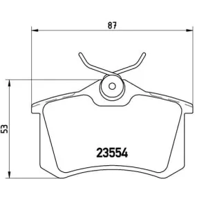 Pastilla Brembo P 85 017 Todoparatucoche