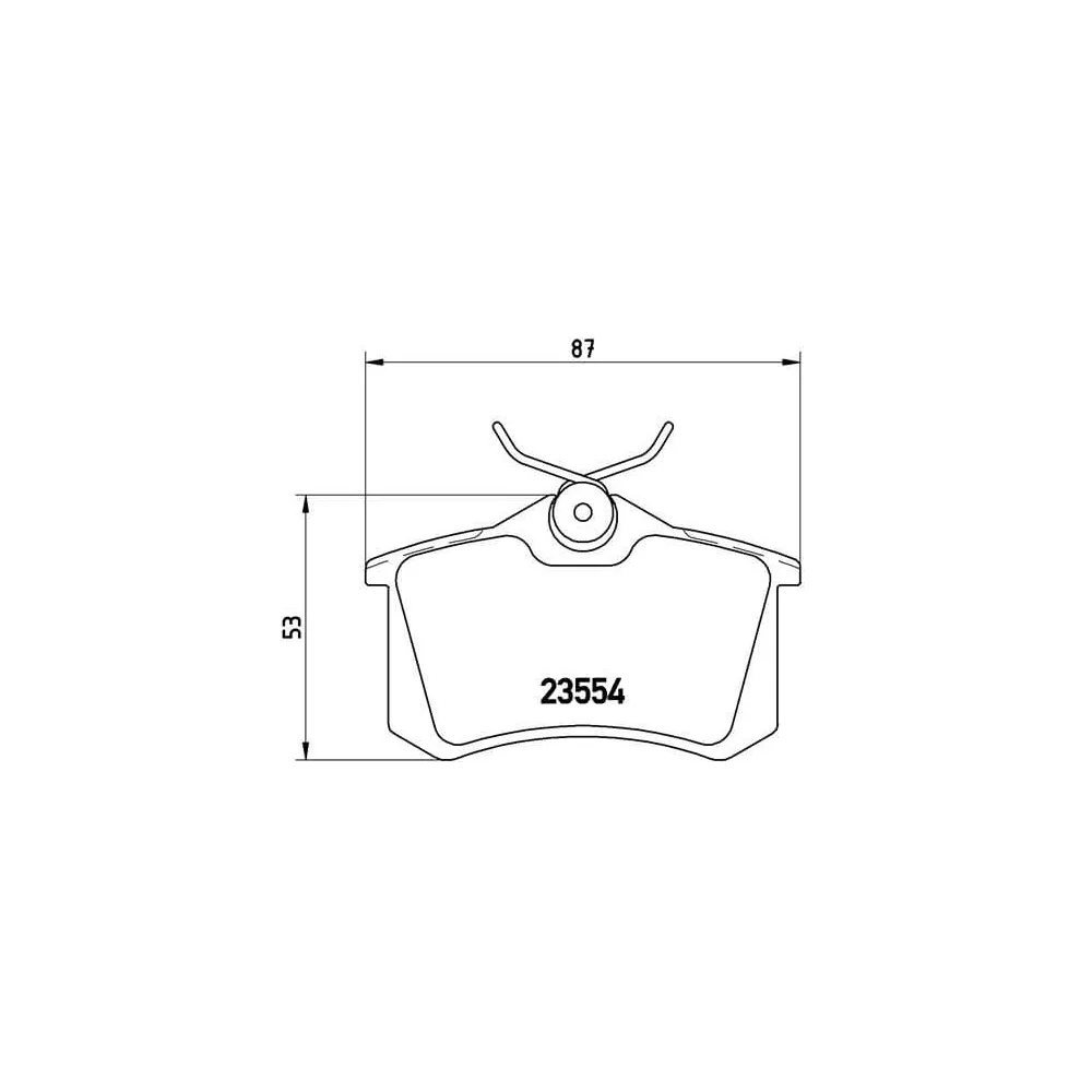 Pastilla Brembo P 85 017 Todoparatucoche