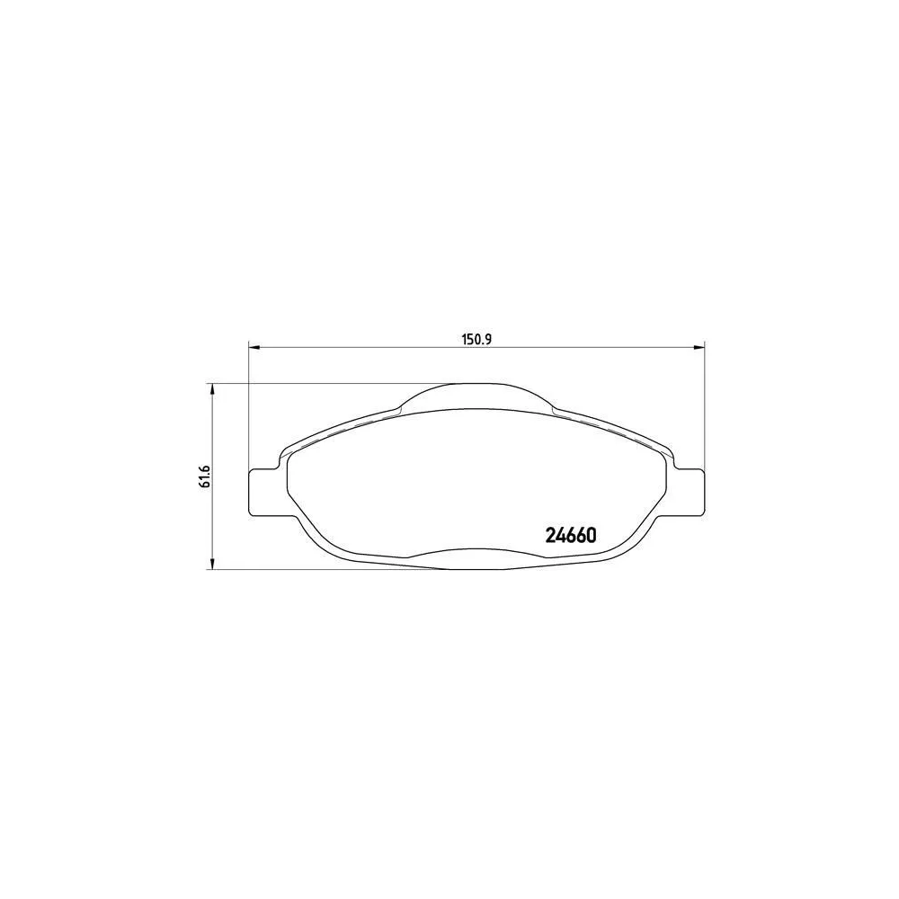 Pastillas Brembo P 61 101 Todoparatucoche