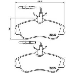 Pastillas Brembo P 61 060 Todoparatucoche