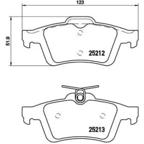 Pastillas Brembo P 24 148 Todoparatucoche