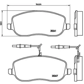 Pastillas Brembo P 23 090 Todoparatucoche
