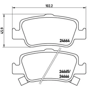 Pastillas Brembo P 83 080 Todoparatucoche