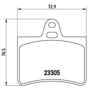 Pastillas Brembo P 61 073 Todoparatucoche