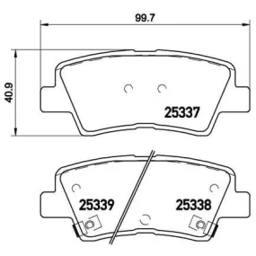 Pastillas Brembo P 30 067 Todoparatucoche