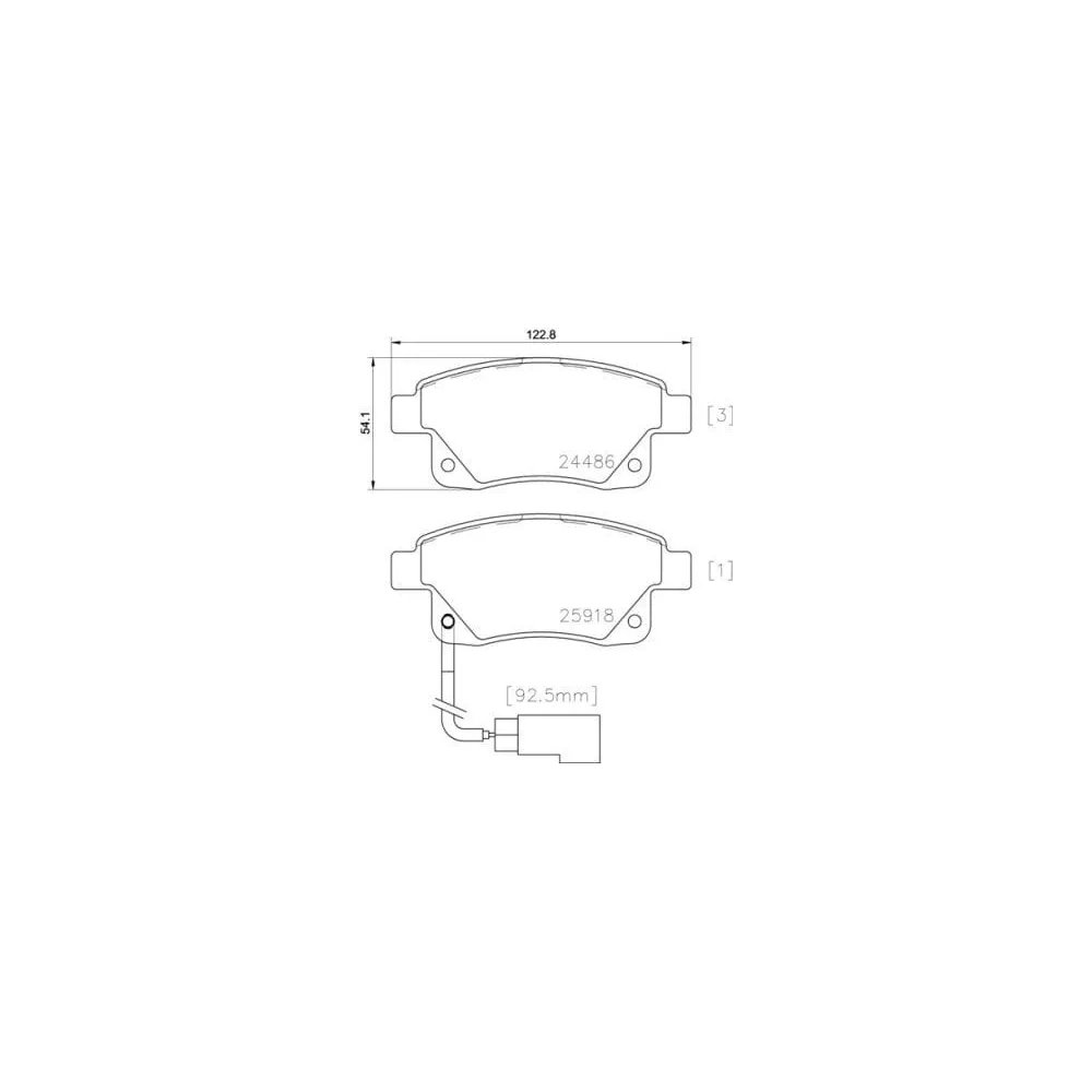 Pastillas Brembo P 24 066 Todoparatucoche