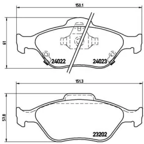 Pastillas BremboP 83 085 Todoparatucoche