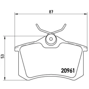Pastillas Brembo P 61 088 Todoparatucoche