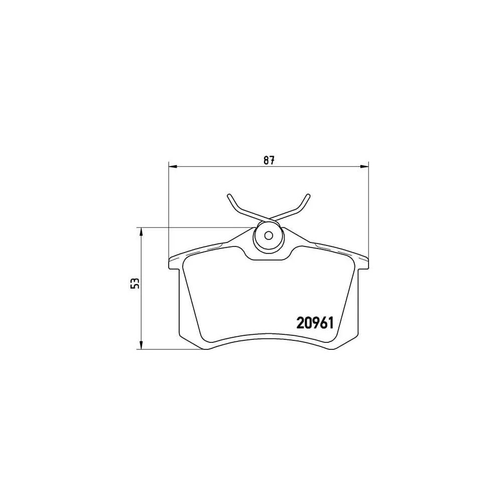 Pastillas Brembo P 61 088 Todoparatucoche