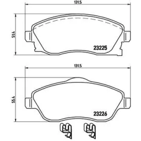 Pastillas Brembo P 59 036 Todoparatucoche