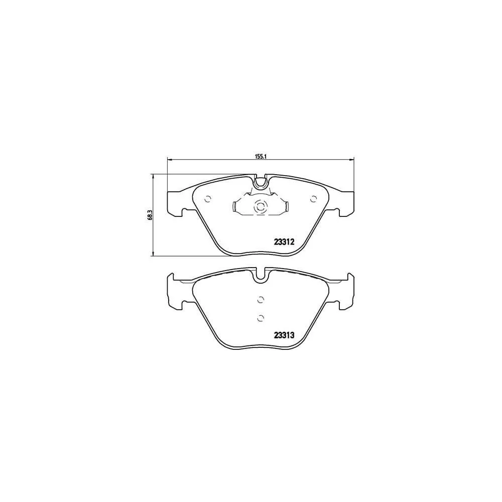 Pastillas Brembo P 06 054 Todoparatucoche