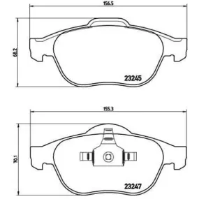 Pastillas Brembo P 68 040 Todoparatucoche