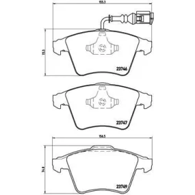 Pastillas Brembo P 85 081 Todoparatucoche