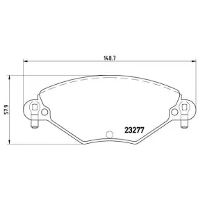 Pastillas Brembo P 61 071 Todoparatucoche
