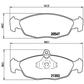 Pastillas Brembo P 59 011 Todoparatucoche