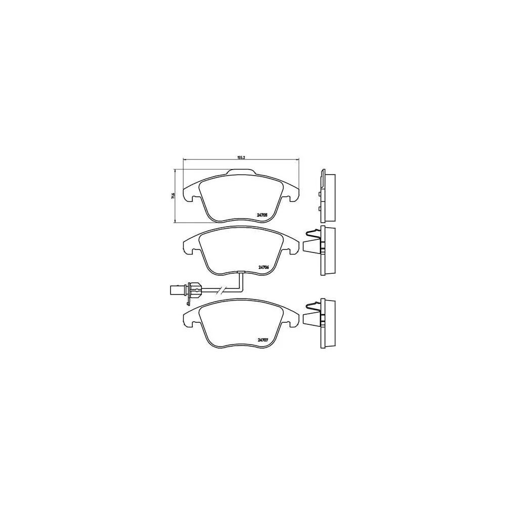 Pastillas Brembo P 85 113 Todoparatucoche