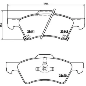 Pastillas Brembo P 11 015 Todoparatucoche